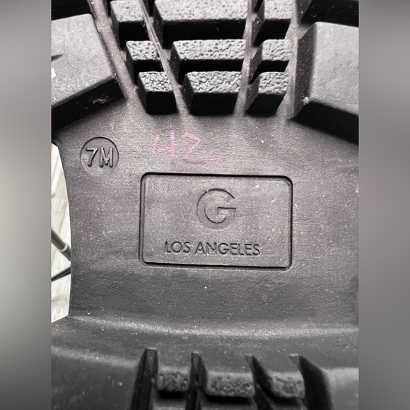 G By Guess Coen Tall Platform Riding Boots Over The Knee Chain Chunky Goth Core - Picture 12 of 13